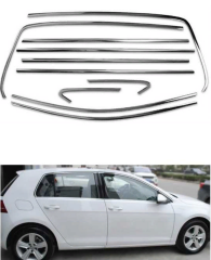 Volkswagen Golf 7 - 7.5 2013-2020 Uyumlu Cam Çerçeve Nikelajı