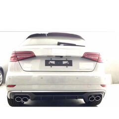 Audi A3 2017 Sonrası S3 Uyumlu Difüzör Hatchback