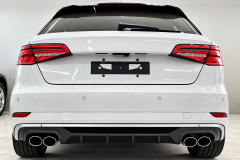 Audi A3 2017 Sonrası S3 Uyumlu Difüzör Hatchback