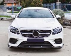 Mercedes W213 2016-2019 E Serisi Uyumlu Ön Lip Piano Black