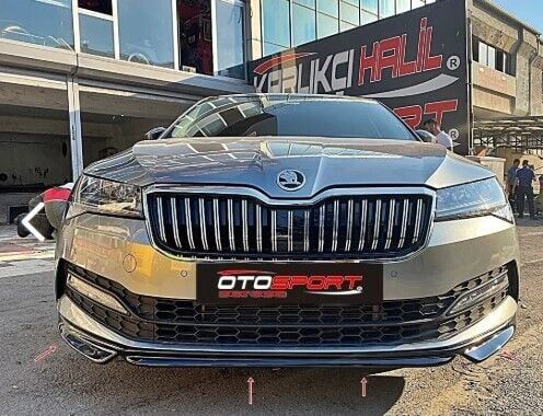 Skoda Süperb Uyumlu Yedek Parça Ön Tampon Eki 2019-2022