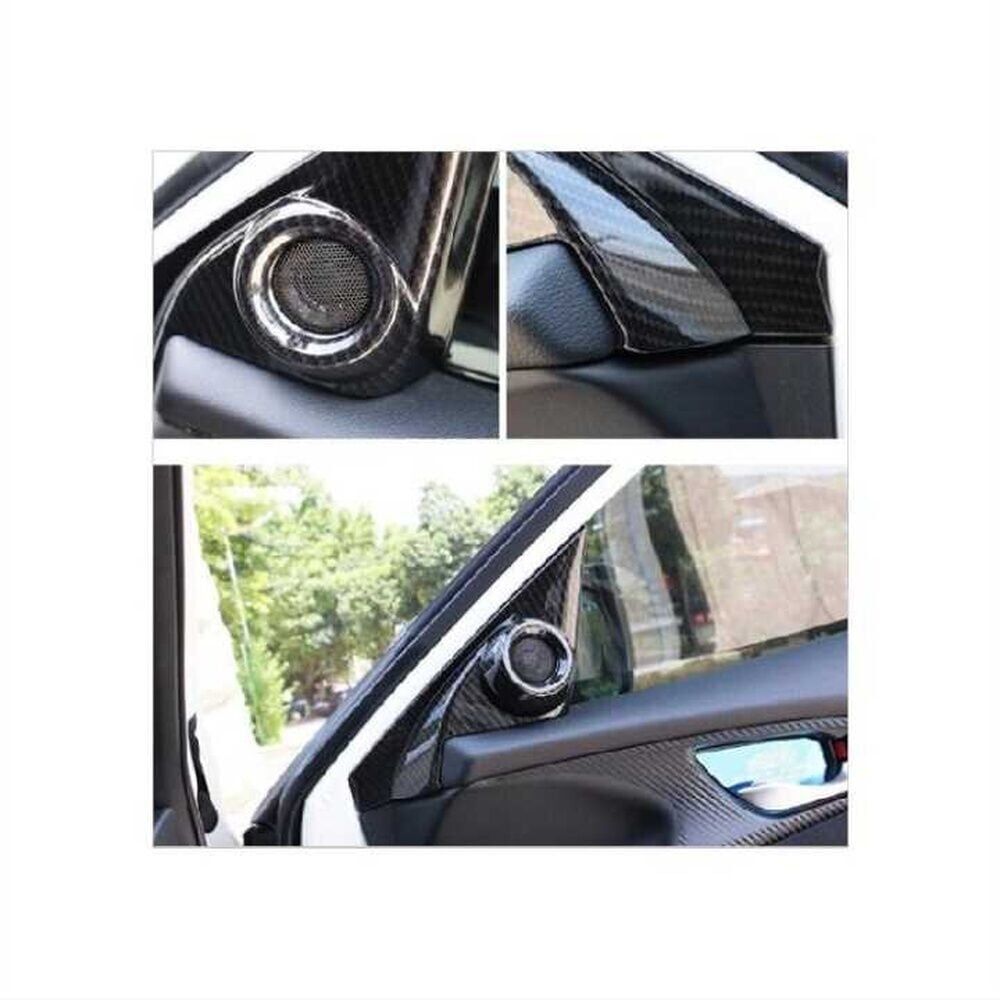 Honda Civic Fc5 Uyumlu 2016-2020 Karbon Tweeter Kaplama
