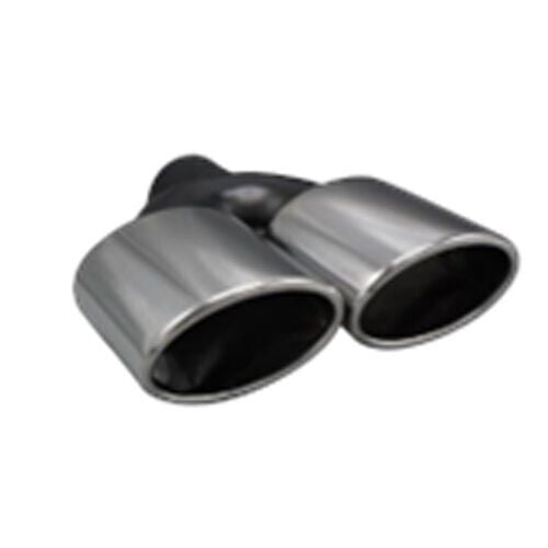 Üniversal Krom Egzoz Ucu Düz Çift Çıkış 80x120/125 020-030