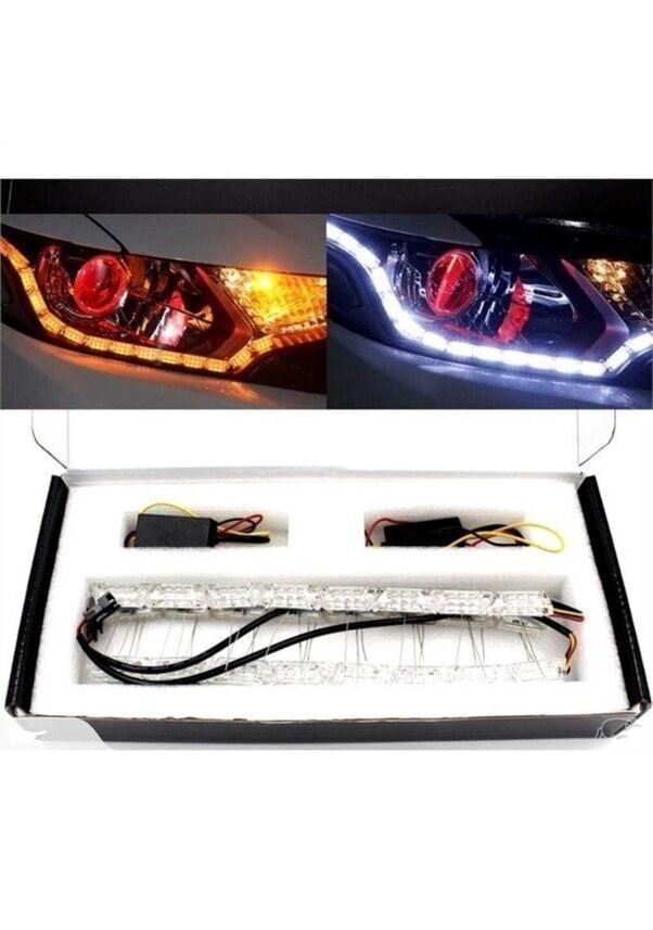 Kristal Gündüz Ledi Kayar Sinyalli Rgb Çok Renkli