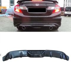 Honda Civic Fb7 Uyumlu 2012-2016 Modulo Difüzör Piano Black