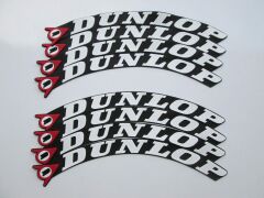 Dunlop Lastik Yazısı Seti 8 Adet