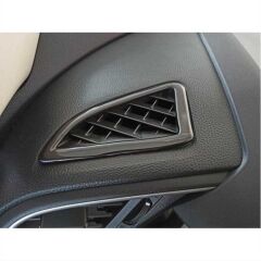 Honda Civic Fc5 Uyumlu Yedek Parça 2016-2020 Üst Hava Menfez Kaplama 2 Parça Piano Black