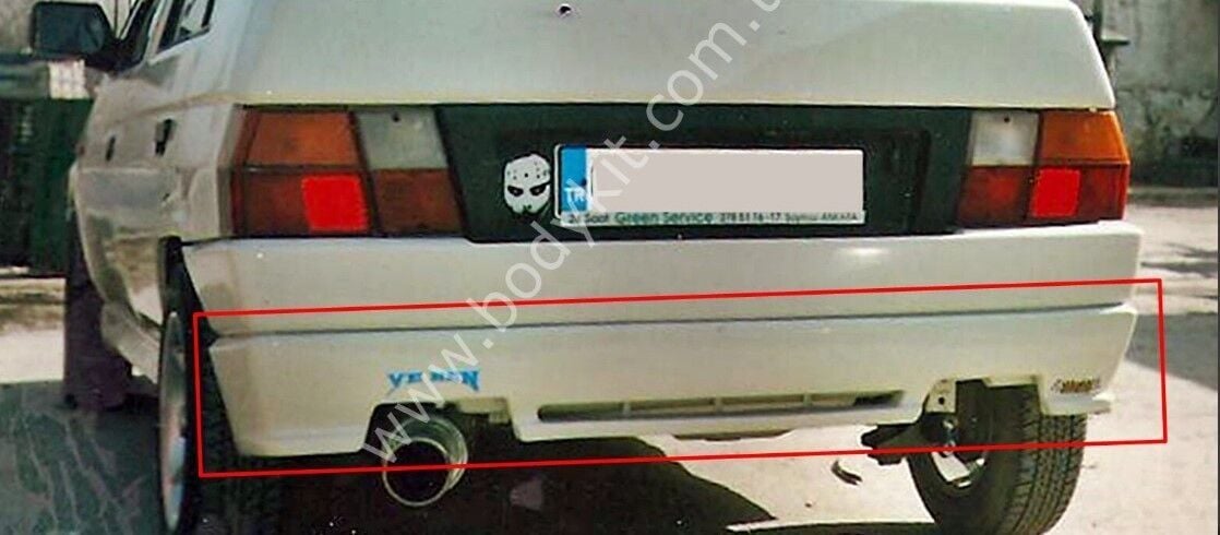 Skoda Favorit Uyumlu Yedek Parça Arka Tampon Eki