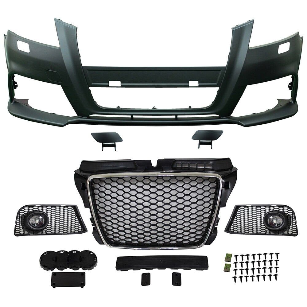 Audi A3 RS3 2008-2013 Uyumlu Ön Tampon Seti