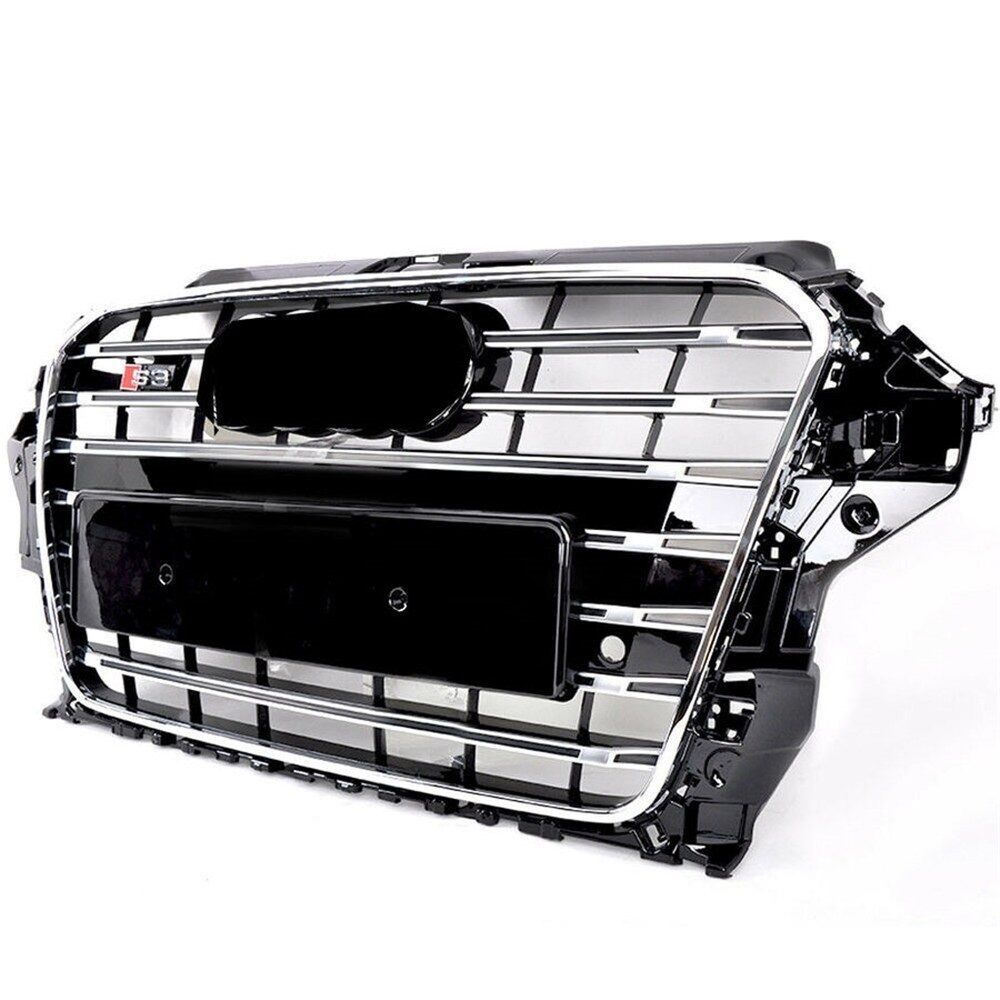 Audi A3 S3 2012-2016 Uyumlu Kromlu Siyah Panjur
