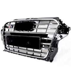 Audi A3 S3 2012-2016 Uyumlu Kromlu Siyah Panjur