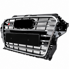 Audi A3 S3 2012-2016 Uyumlu Kromlu Siyah Panjur