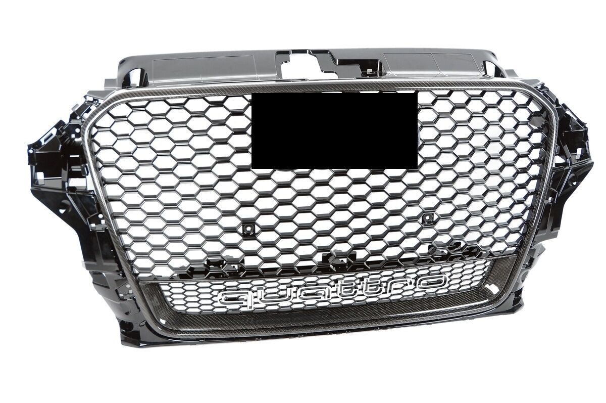 Audi A3 RS3 2012-2016 Uyumlu Carbon Görünümlü Panjur