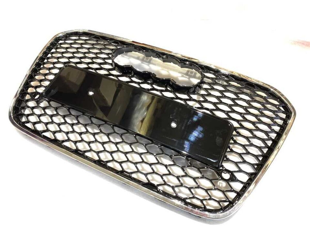 Audi A6 RS6 2012-2015  Uyumlu Yedek Parça Panjur Krom Çerçeve