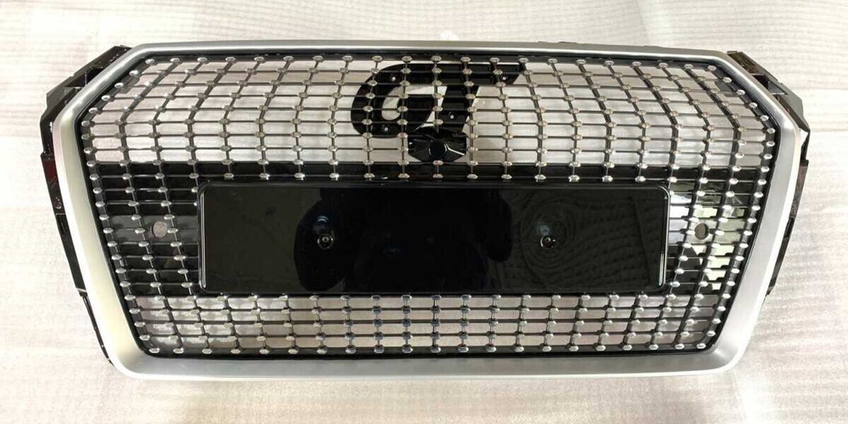 Audi A4 2016-2019  Uyumlu Panjur Diamond Gri Çerçeve