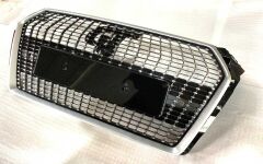 Audi A4 2016-2019  Uyumlu Panjur Diamond Gri Çerçeve