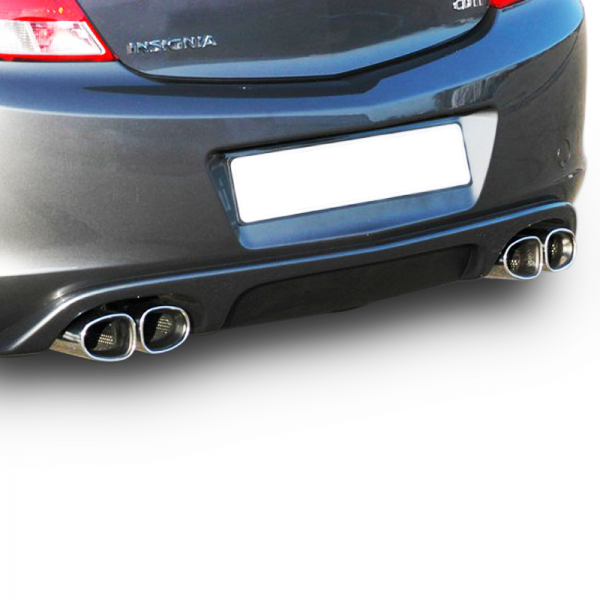 Opel İnsignia 2009 - 2013 Uyumlu Arka Tampon Difüzör Boyalı Fiber