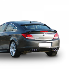 Opel İnsignia 2009 - 2013 Uyumlu Arka Tampon Difüzör Boyalı Fiber