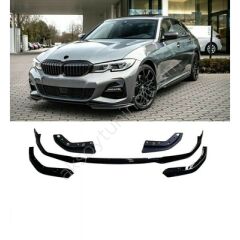 Bmw 3 Serisi G20 2019+ Uyumlu Ön Lip M Sport Piano Black