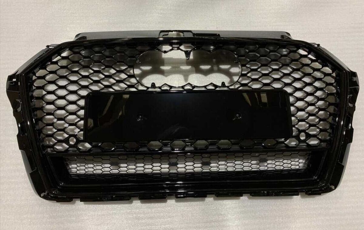 Audi A3 RS3 2017-2020  Uyumlu Yedek Parça Panjur Siyah