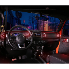 Jeep Wrangler Uyumlu Yedek Parça Ambiyans Aydınlatma ve Ön Havalandırma Seti