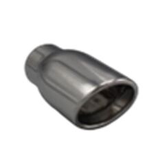 Üniversal Krom Egzoz Ucu Açılı Çıkış 76x100 500-002