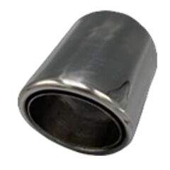 Üniversal Krom Egzoz Ucu Düz Çıkış Double 76x100 500-002G