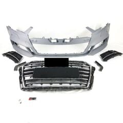 Audi A3 S3 HB 2016-2020 Uyumlu Yedek Parça Ön Tampon Seti