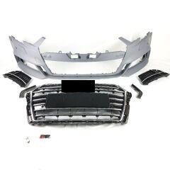 Audi A3 S3 HB 2016-2020 Uyumlu Ön Tampon Seti