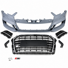 Audi A3 S3 HB 2016-2020 Uyumlu Ön Tampon Seti