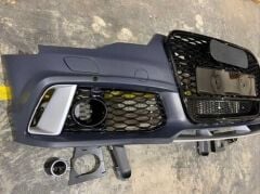 Audi A6 2012-2014 Uyumlu RS6 Ön Tampon Panjur Seti