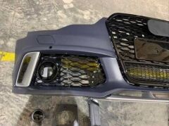Audi A6 2012-2014 Uyumlu RS6 Ön Tampon Panjur Seti