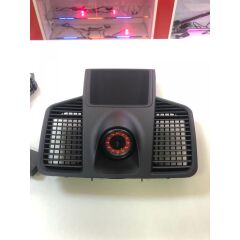 Porsche Cayanne Uyumlu 2018-2021 Kasa (Siyah) Saat (kırmızı)