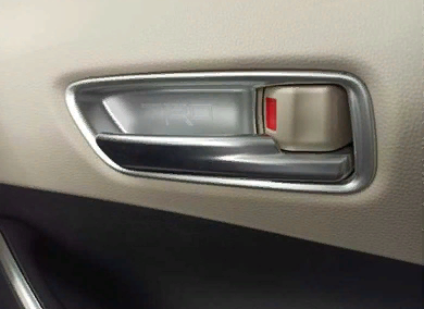 Toyota Corolla 2019+ Uyumlu Kapı Kolu İç Kaplama - Silver