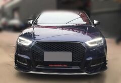 Audi A3 RS3 2016-2020 Quattro Uyumlu Yedek Parça Komple Siyah Panjur