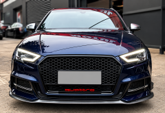 Audi A3 RS3 2016-2020 Quattro Uyumlu Komple Siyah Panjur