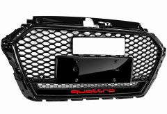 Audi A3 RS3 2016-2020 Quattro Uyumlu Komple Siyah Panjur