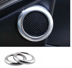 Toyota Corolla 2014-2018 Uyumlu Tweeter Halka Kaplama Silver