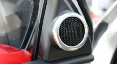 Toyota Corolla 2014-2018 Uyumlu Tweeter Halka Kaplama Silver