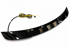 Audi A3 Sedan 2013-2019  Uyumlu Led Spoiler Piano Black