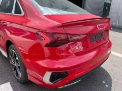Audi A3 Sedan 2021+ Uyumlu S3 Piano Black Spoiler