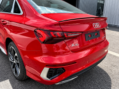 Audi A3 Sedan 2021+ Uyumlu S3 Piano Black Spoiler