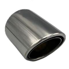 Üniversal Krom Egzoz Ucu Açılı Çıkış Double 101x125 700-005G