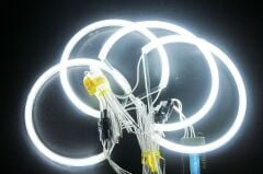 Bmw E46 Uyumlu Beyaz Far İçi Angel Led Halka