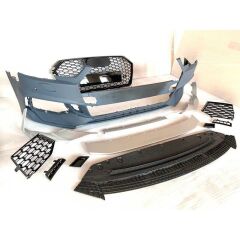 Audi A4 2017+  Uyumlu Rs4 Full Ön Tampon & Panjur Set