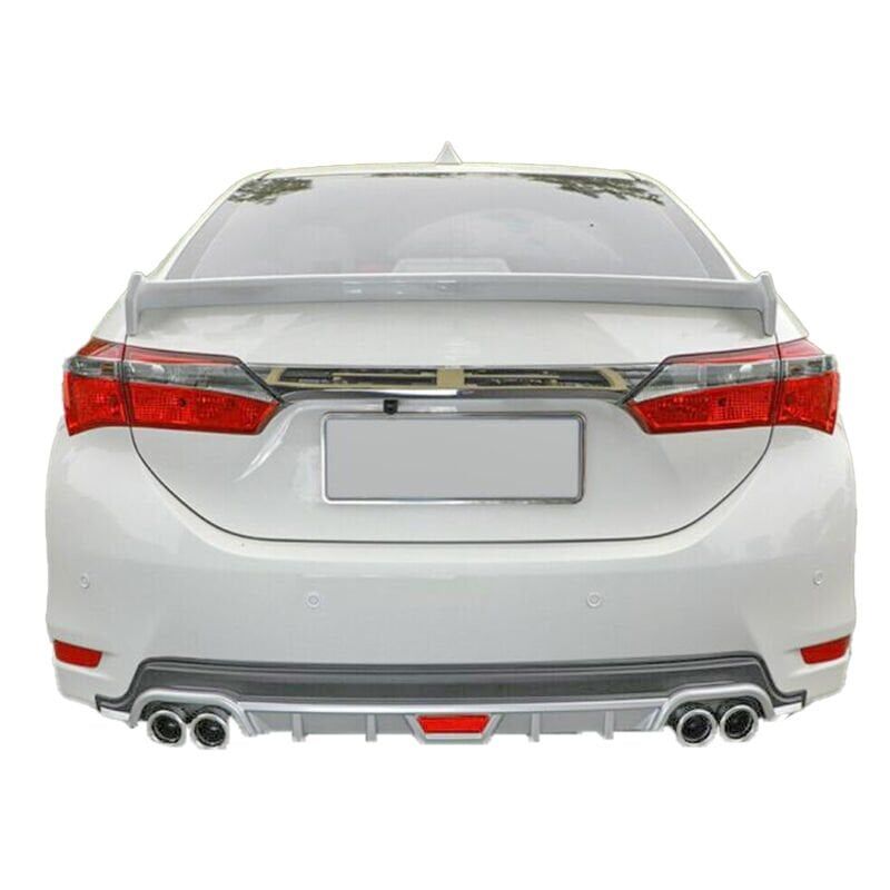 Toyota Corolla Uyumlu Spoiler Boyasız Fiber