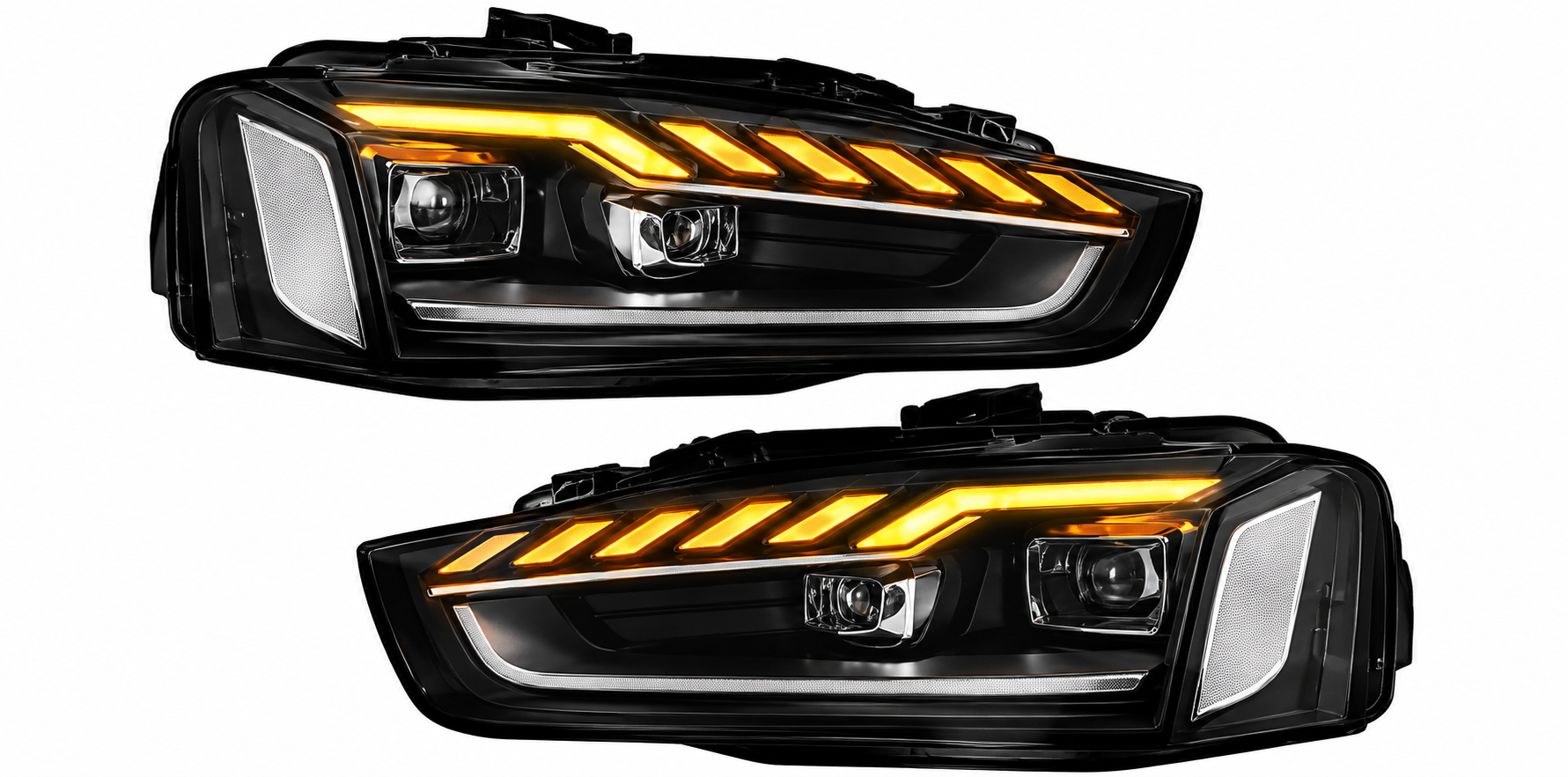 Audi A4 12-15  Uyumlu Led Far (Facelift)