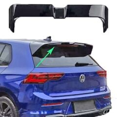 Volkswagen Golf 8 Uyumlu Yedek Parça Oettinger Spoiler Boyasız Fiber