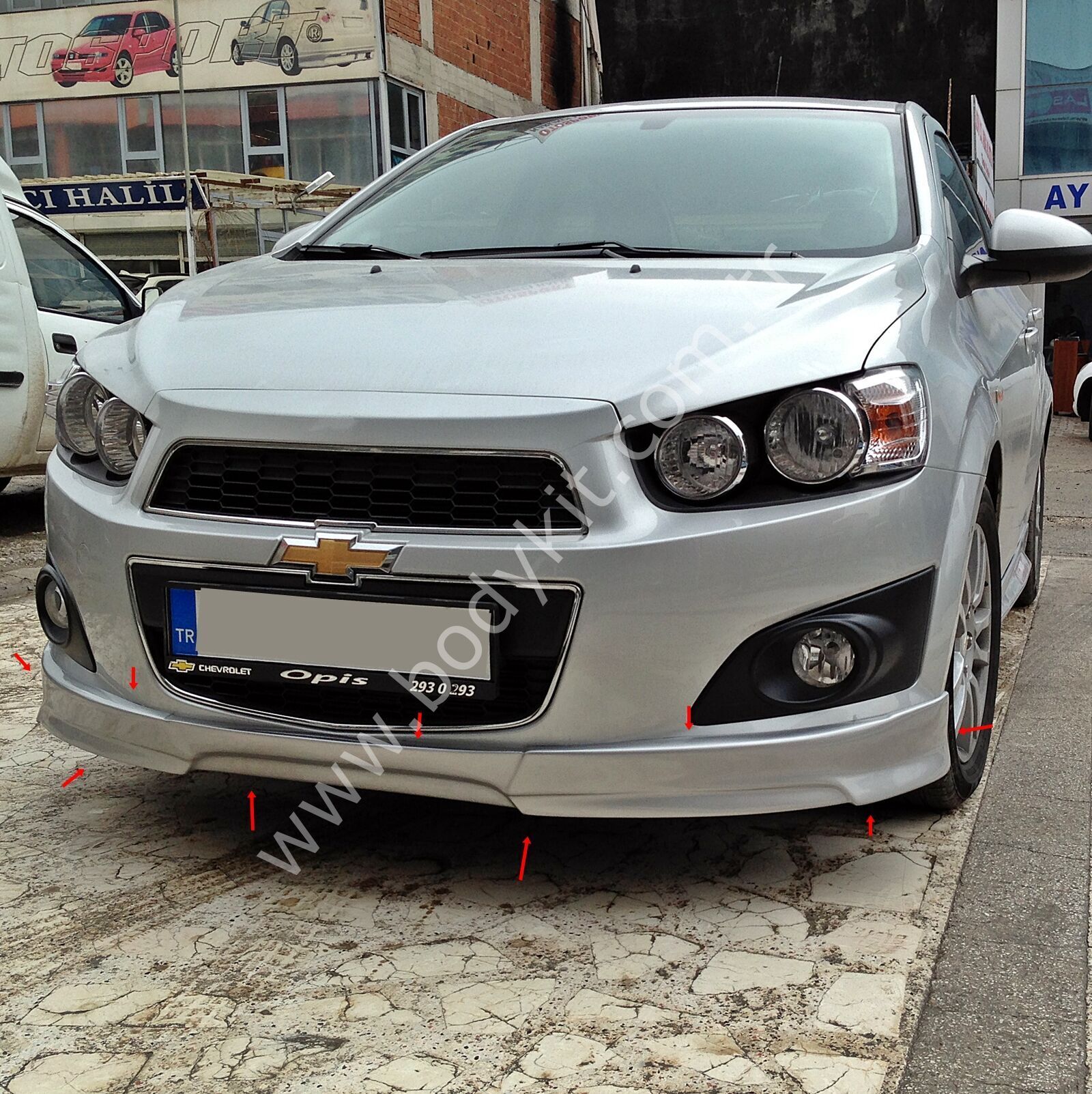 Chevrolet Aveo Uyumlu Yedek Parça Sedan Ön Tampon Eki