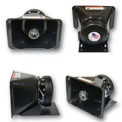 AS E200 Amplifikatör 200W Kablosuz Elekronik Siren Ünitesi ve Megafon